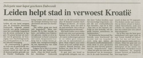 19931209-Leiden-helpt-Kroatie