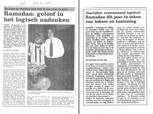20011123-Leidse-Nieuwsblad Ramadan-geloof-in-het-logisch-nadenken Guney-scaled