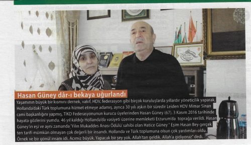 20151203-Dogus-gazetesi-krant-Hasan-Guney-overleden