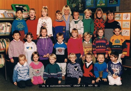 28-OALT-klas-prins-W.-Alexanderschool-Leiderdorp-groep-1-2-19921101-scaled